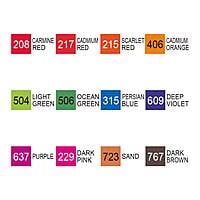 Zig Kurecolor KC1100 Twin Marker - 12 Pen Set Natural Colours